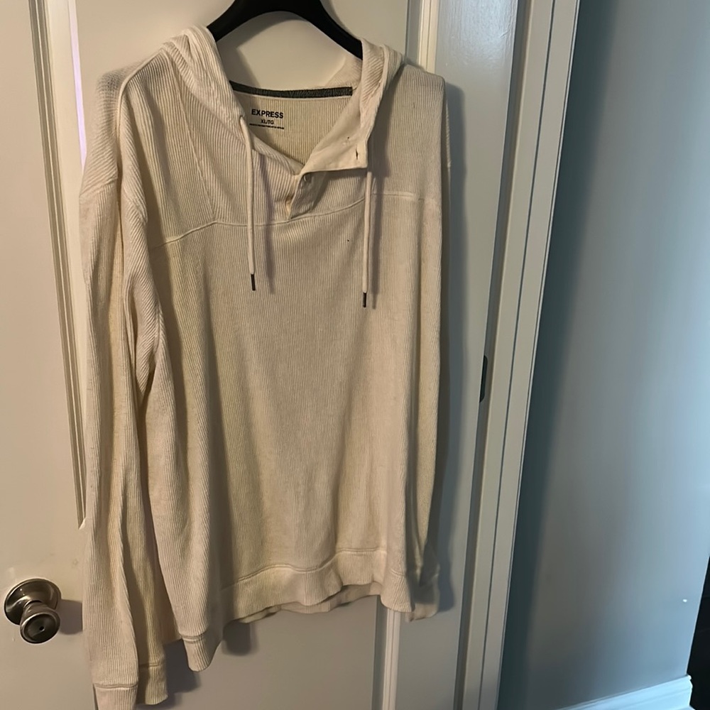 Express waffle tee Henley hoody (XL)